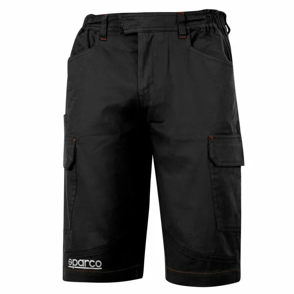 Shortsit Sparco Bermuda Cargo Musta