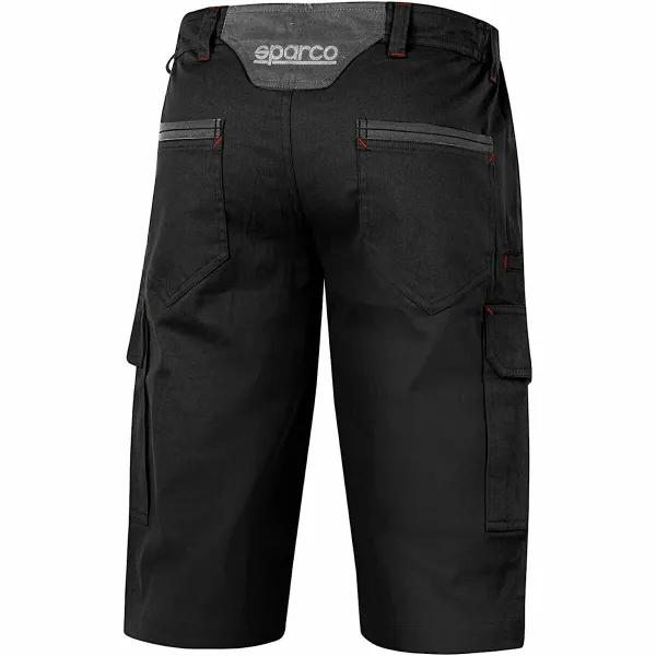 Shortsit Sparco Bermuda Cargo Musta