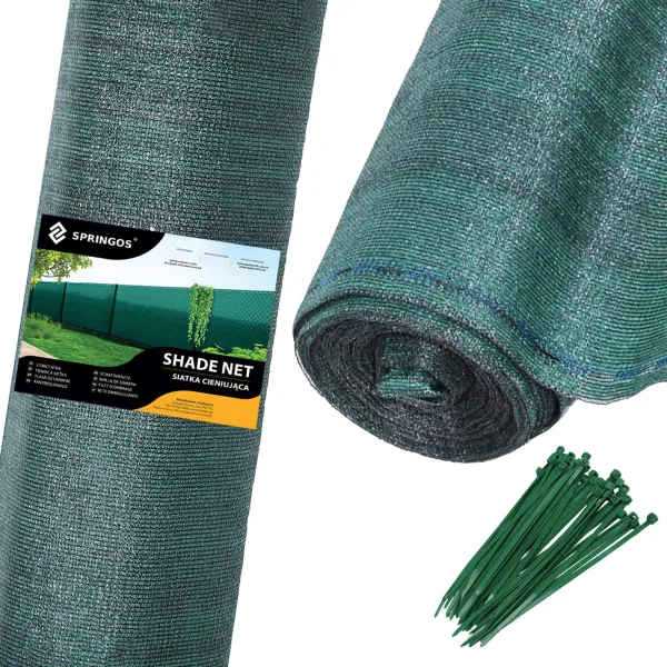 Varjuvõrk Springos SN0018 140g/m2 1,5x25m roheline