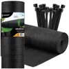Varjostusverkko Springos SN0022 140 g/m2 1,5 x 25 m 100 nippusidettä