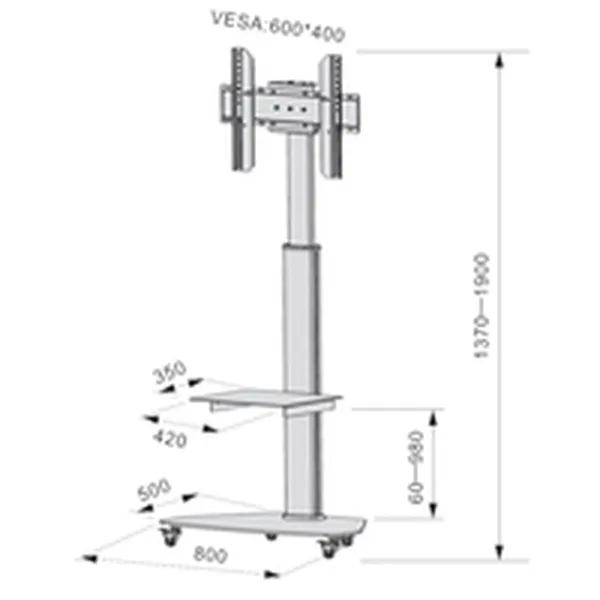 TV Mount Techly ICA-TR3SL 40 kg 70" 37
