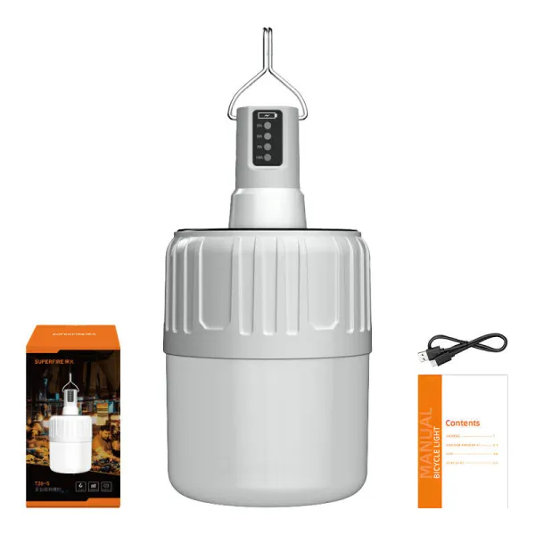 Superfire T26-S camping lamp, 500 lm, solar, 18W, 3 modes
