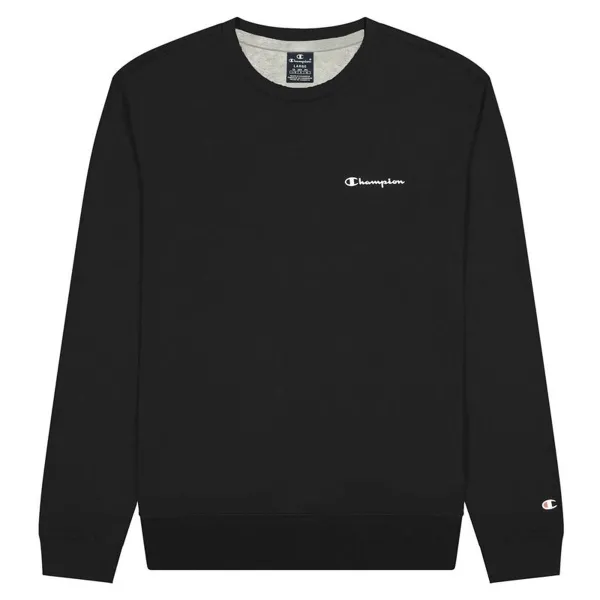 Men’s Sweatshirt without Hood Champion Spliced Script Logo Black