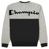 Miesten huputon collegepaita Champion Spliced Script Logo Musta