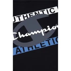 Men’s Sweatshirt without Hood Champion Authentic Athletic M Black