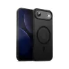 Crong Hybrid Frost MAG Cover - MagSafe iPhone Air Case (Black)