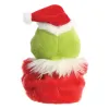 Grinch - Plush toy / cuddly sitting Grinch in Santa Claus outfit 13 cm from the Palm Pals collection Eco-Friendly