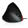 Ergonomiska optiskā pele Ewent EW3156 1000 dpi USB Melns Sarkans/Melns