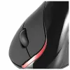 Ergonomiska optiskā pele Ewent EW3156 1000 dpi USB Melns Sarkans/Melns