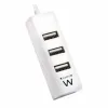 USB Centrmezgls Ewent EW1122 Balts 3600 W