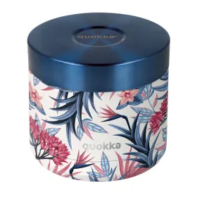 Quokka Whim Food Jar - Thermal Lunchbox / Lunch Thermos 600 ml (Blue Garden)