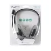 Headphones with Microphone Ewent EW3562 Black Black/Silver
