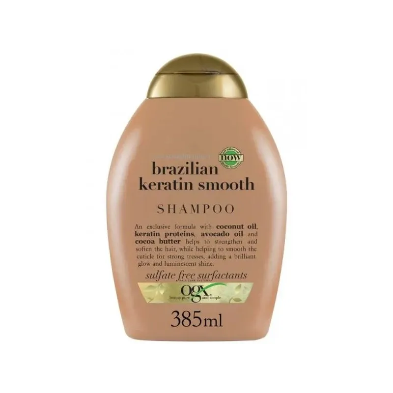 Glotninantis šampūnas OGX Brazilian Keratin 385 ml