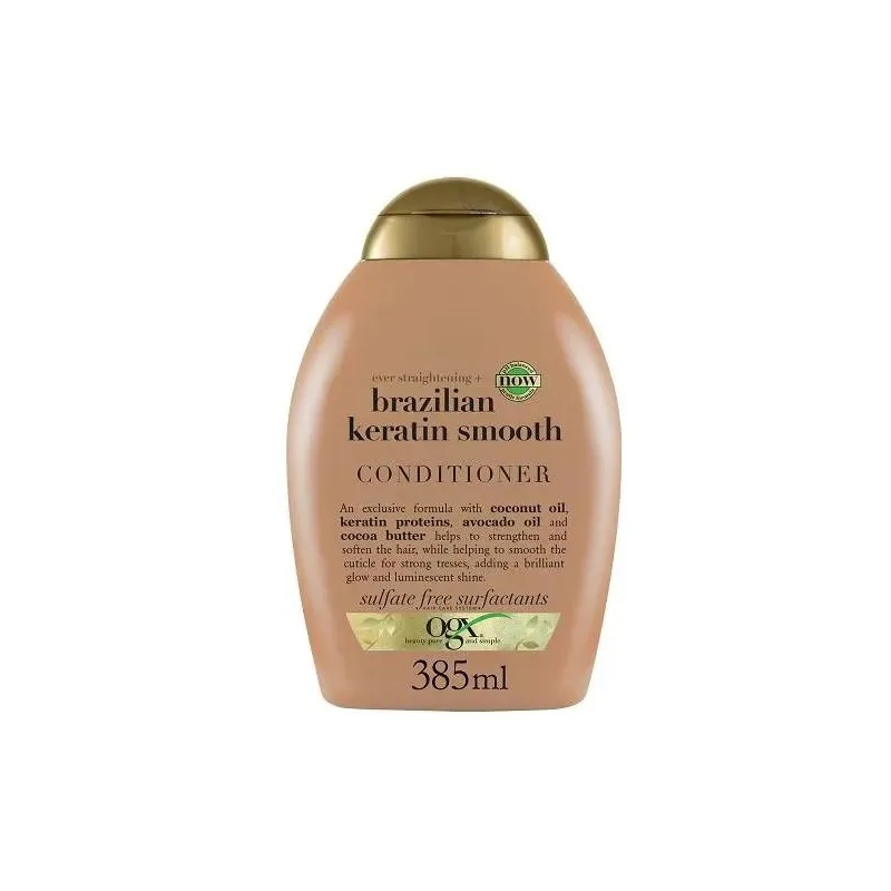 Kondicionierius OGX Brazilian Keratin 385 ml Minkštiklis