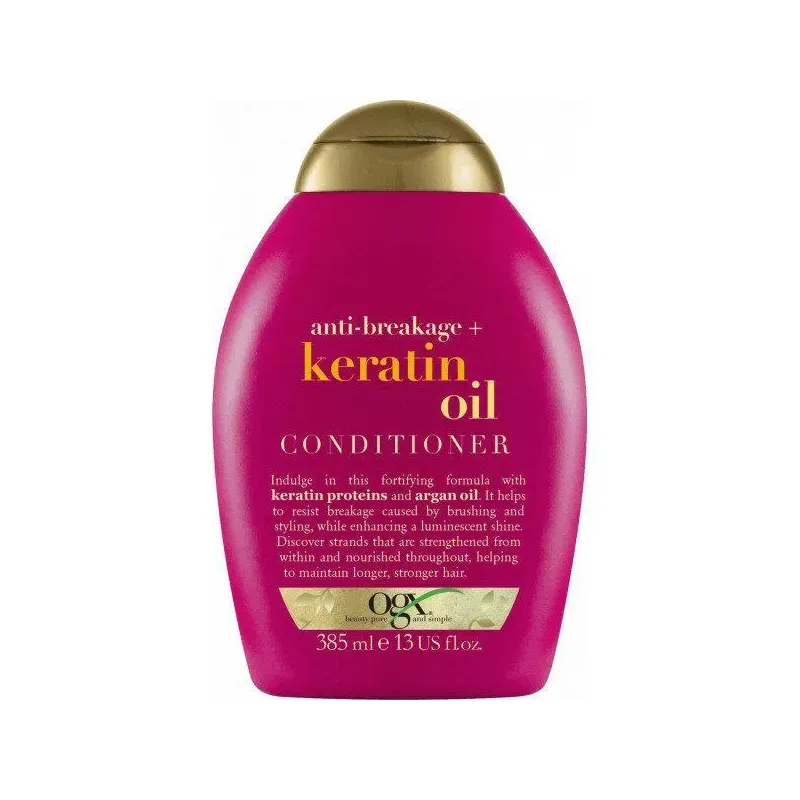 Hiusten putoilua ja katkeilua ehkäisevä hoitoaine OGX 97752 385 ml Keratiini