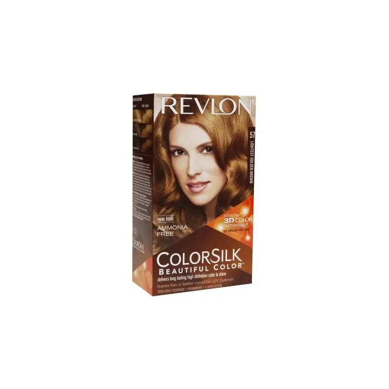 Krāsa bez Amonjaka Revlon I0021837 Ļoti Viegls Zeltaini Kastaņbrūns Nº 57-Castano Dorado Muy Claro (1 gb.)