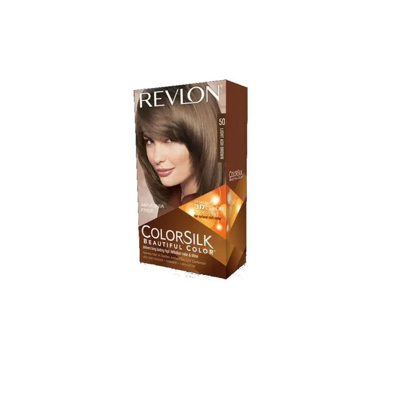 Dažai be amoniako Revlon 929-95509 Lengvų pelenų kaštoninė Nº 50-Castano Claro Cenizo (1 vnt.)