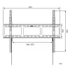 TV Statīvs Techly ICA-PLB 860 42" 80" 60 Kg