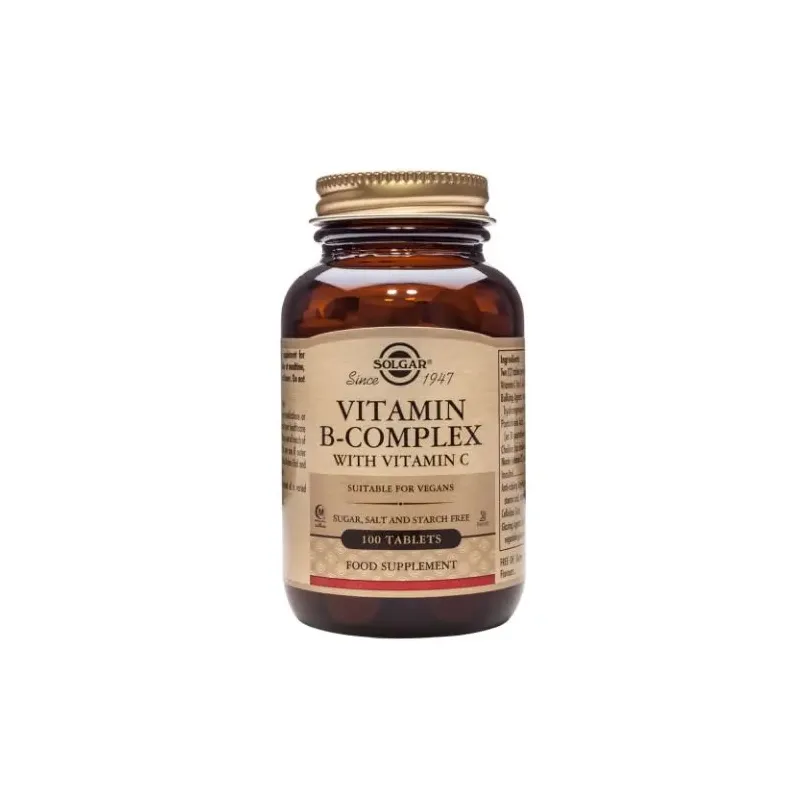 B-komplekss C vitamīna komplekss Solgar Complex Vitamina C 100 gb.