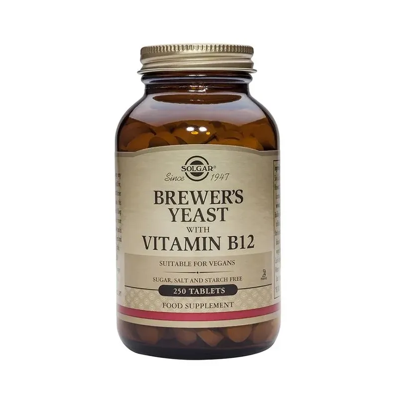 Brewer’s Yeast with Vitamin B12 Solgar E400 250 Units