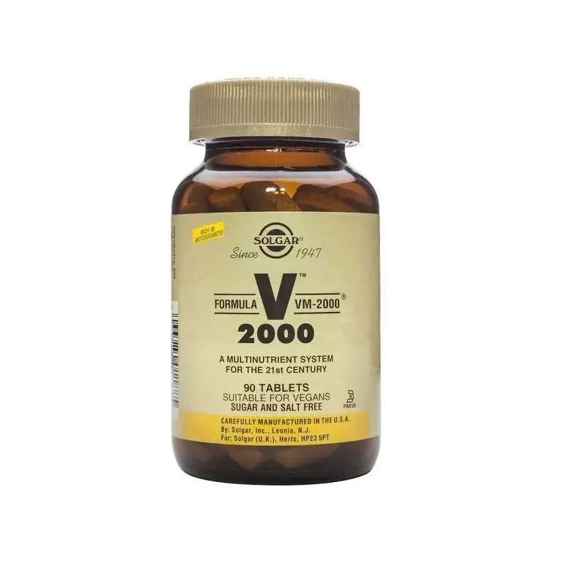 VM 2000 Formulė Solgar REFUERZO INMUNITARIO SOLGAR 90 vnt.