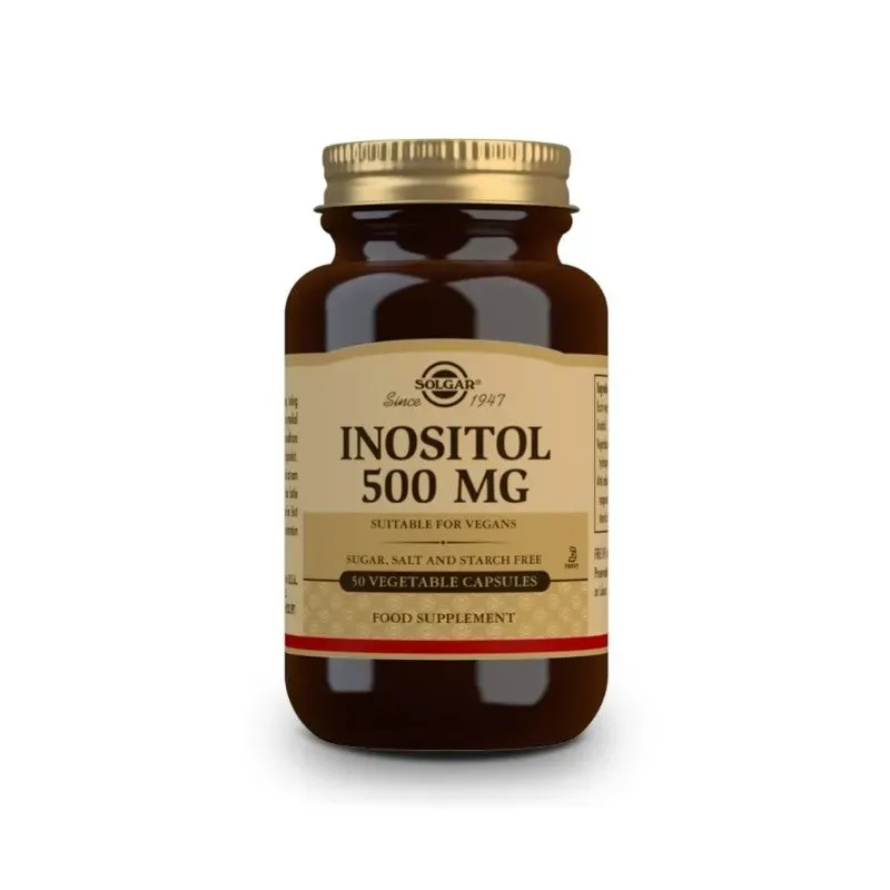 Inozitolio Solgar E1449 50 Kapsulės 500 mg 50 vnt.