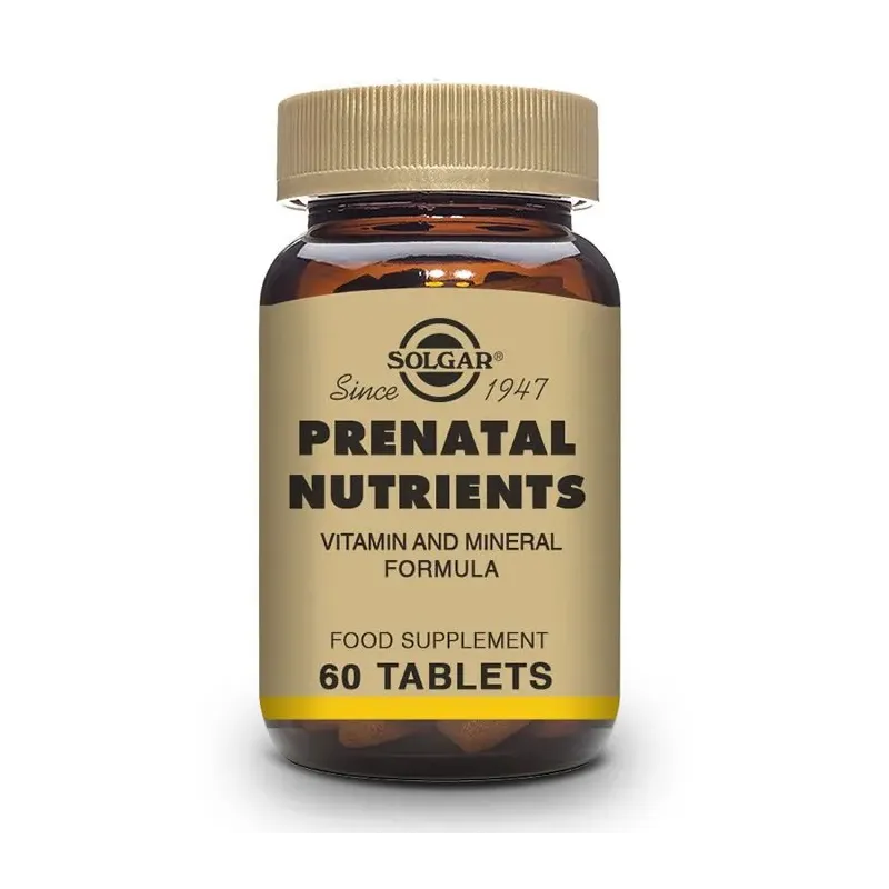 Prenatalinės maistinės medžiagos Solgar Nutrientes Prenatales