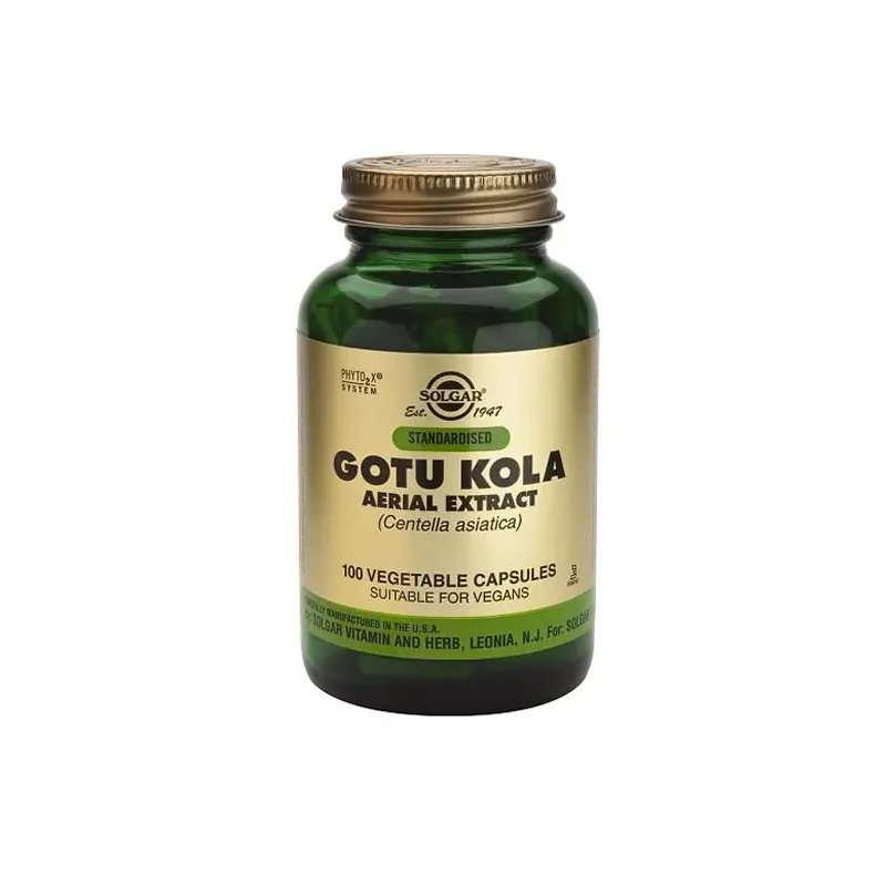 Gotu Kola Aerial Extract Solgar 4165 100 vnt.