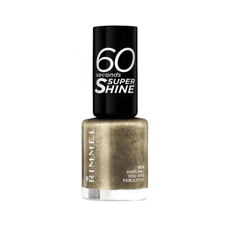 Rimmel London 60 Seconds Super Shine Nail Lacquer 809 Darling You Are Fabulous