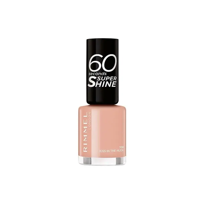 Rimmel 60 Seconds Super Shine 708 Kiss In The Nude