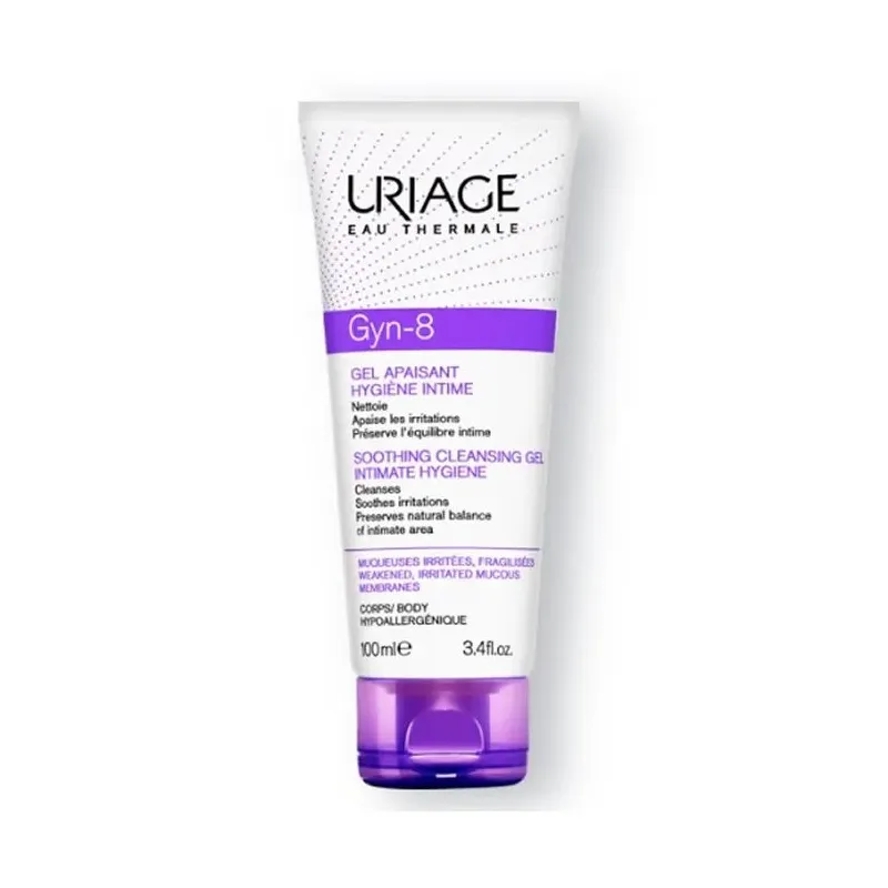 Uriage Eau Thermale Gyn-8 Soothing Cleansing Gel Intimate Hygiene 100 ml