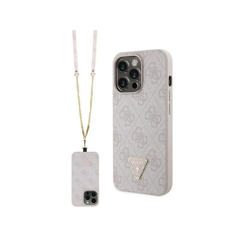 Guess Crossbody 4G Metal Logo - iPhone 13 Pro Max Case (pink)