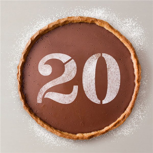 Cake stencil Algon Number 0 36 Units