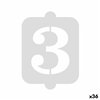 Cake stencil Algon Number 3 36 Units