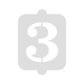 Cake stencil Algon Number 3 36 Units