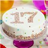 Cake stencil Algon Number 9 36 Units