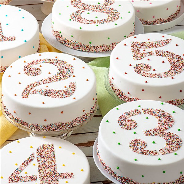 Cake stencil Algon Number 1 36 Units