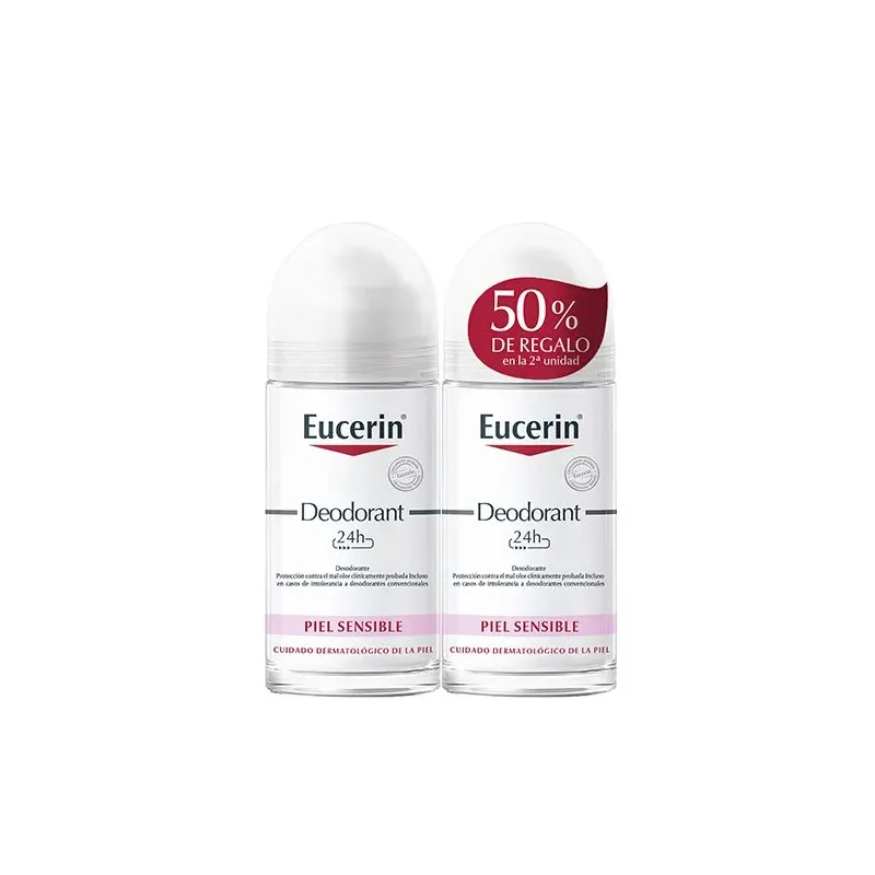 Rutulinis doedorantas Eucerin Desodorante On Lote 50 ml 2 vnt.