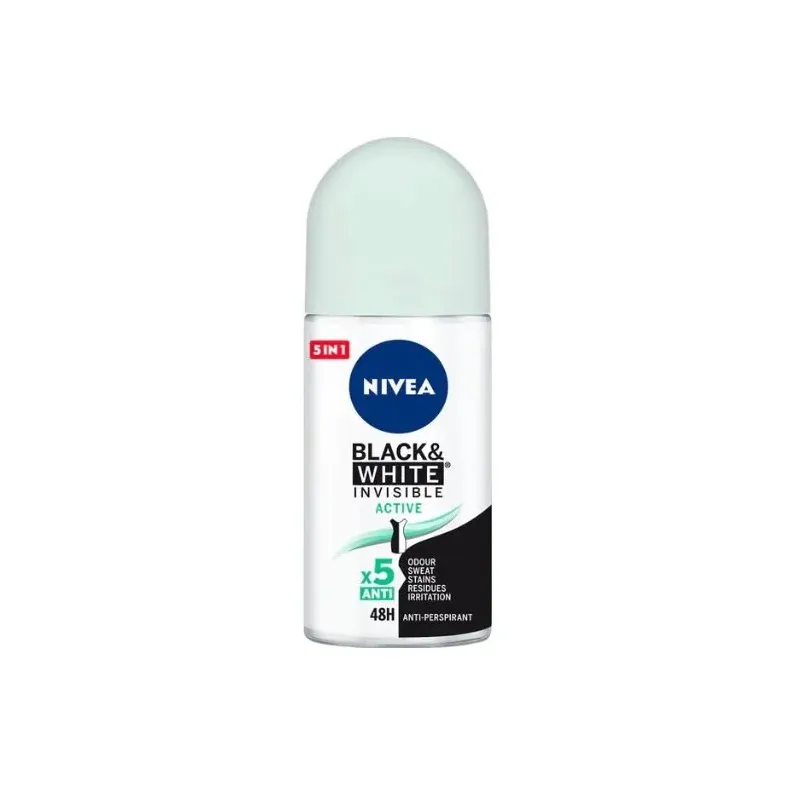Шариковый дезодорант Nivea Men Black White Active 50 ml