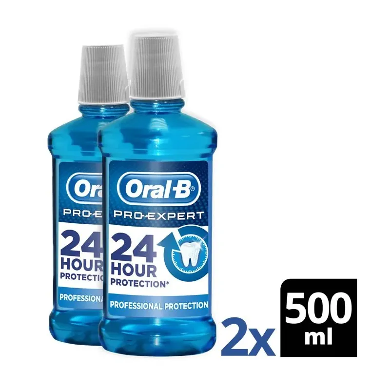 Oral-B Pro-Expert Mouthwash Professional Protection 500ml Set 2 Pieces