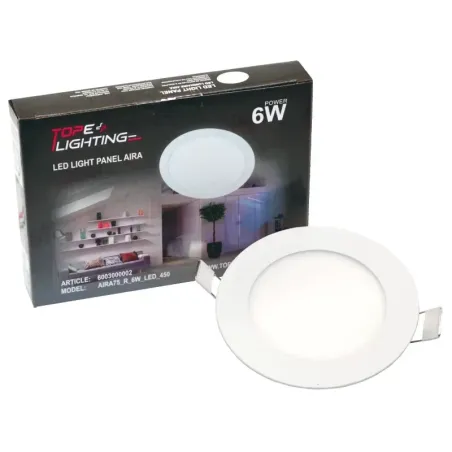 Süvistatud ümmargune LED-paneel "AIRA" 6W