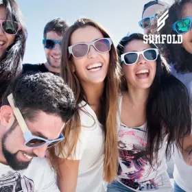 Unisex saulesbrilles ar atlokāmu vāku