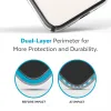 Speck Presidio Perfect-Clear with Impact Geometry + MagSafe - iPhone 15 Plus / 14 Plus Case with MICROBAN Coating (Clear / Black