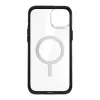 Speck Presidio Perfect-Clear with Impact Geometry + MagSafe - iPhone 15 Plus / 14 Plus Case with MICROBAN Coating (Clear / Black