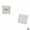 Plate set Algon 18 cm 25 Pieces (18 Units)