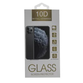 Закаленное стекло 10D для Xiaomi Redmi 9A / 9AT / 9C / 9i черная рамка