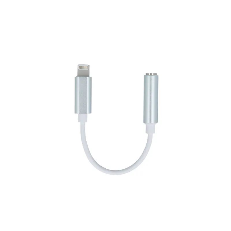 Setty adapteris Lightning - audio ligzda 3,5 mm, balts
