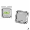 Plate set Algon Silver 26 cm 3 Pieces (18 Units)