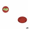 Plate set Algon Red 450 ml 6 Pieces (18 Units)