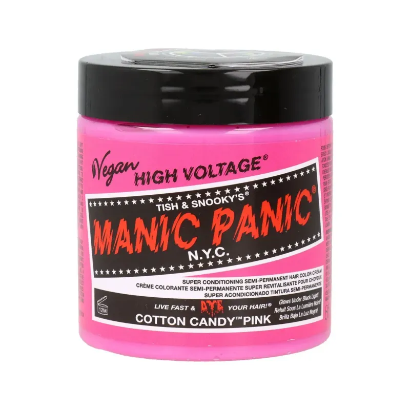 Pusiau laikinas dažas Manic Panic Panic High Rožinė Veganiškas (237 ml)